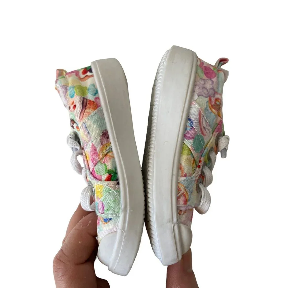 Blowfish canvas shoes toddler‎ 5 ice cream donut cat sneakers novelty lace kids